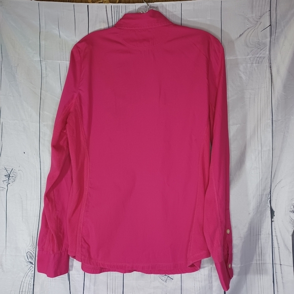 Converse One Star Bright Pink Button-Up Shirt - Picture 10 of 14